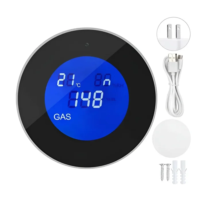 WiFi Smart Gas Leak Detector – Multi-Gas Sensor With Voice Instruction