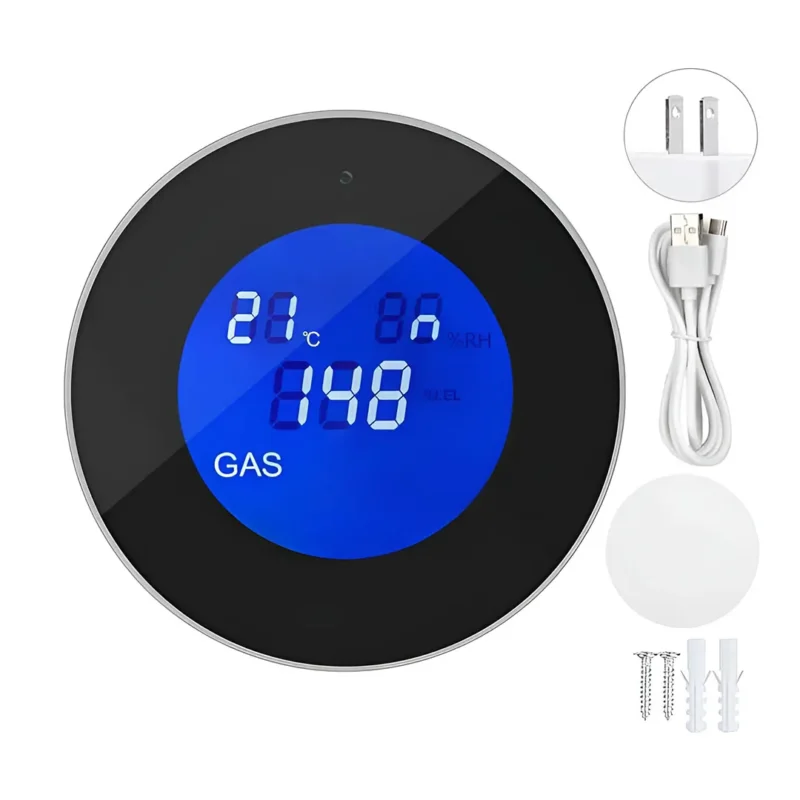 WiFi Smart Gas Leak Detector – Multi-Gas Sensor With Voice Instruction