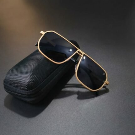 PRADA PRA53S 1BK01T Unisex Square Sunglass